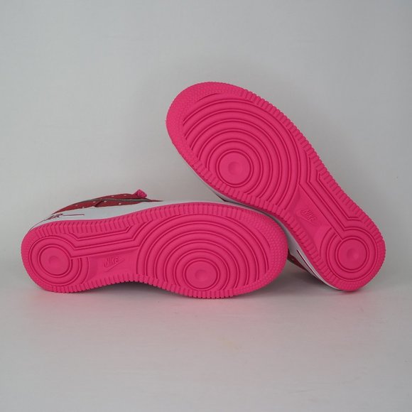 Nike Air Force 1 GS Girls Shoes Dark Red - Picture 9 of 12